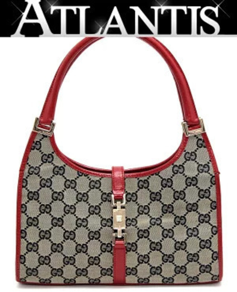 Gucci Jackie Handbag GG Red